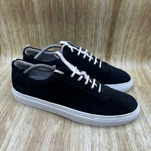 Grenson Sneaker 1 Sneakers Men's Size 10 UK 9 Black Suede Low Top The Good Shoe